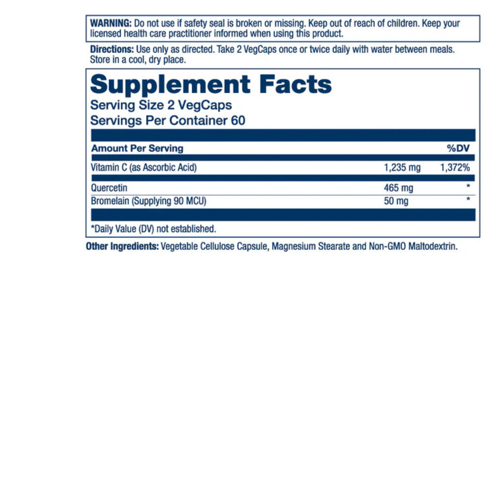 QBC Plex, Quercetin & Bromelain Plus Vitamin C