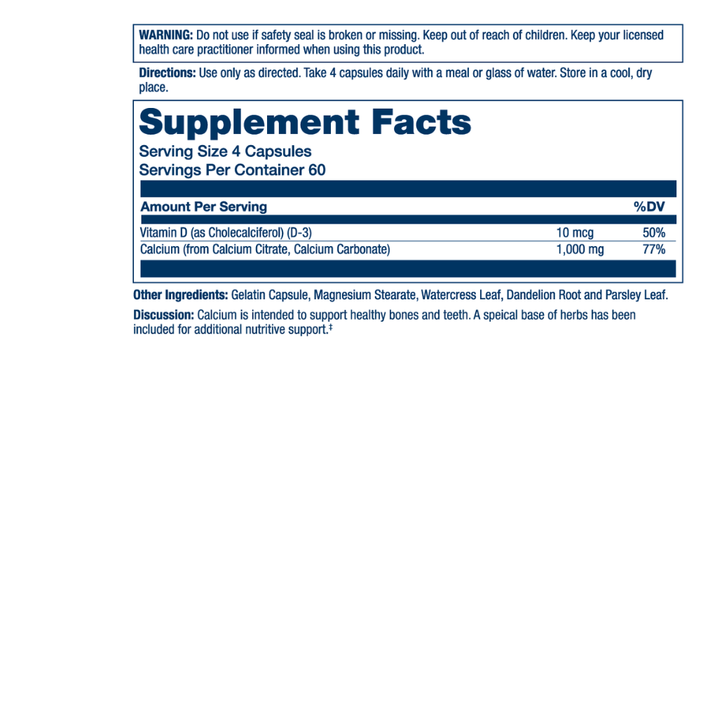 Calcium Citrate With Vitamin D-3 1000mg