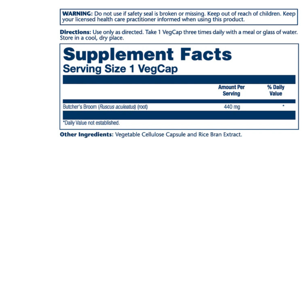 Butcher's Broom Root 440mg