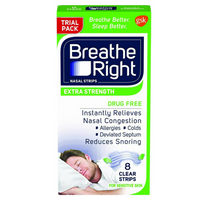 Thumbnail for BREATHE RIGHT EXTRA STRENGTH CLEAR