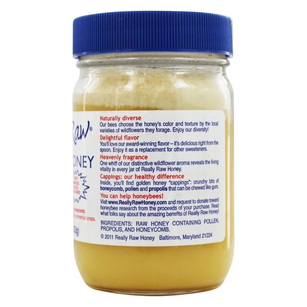 Really Raw Honey, Honey, (453 GRAMS)