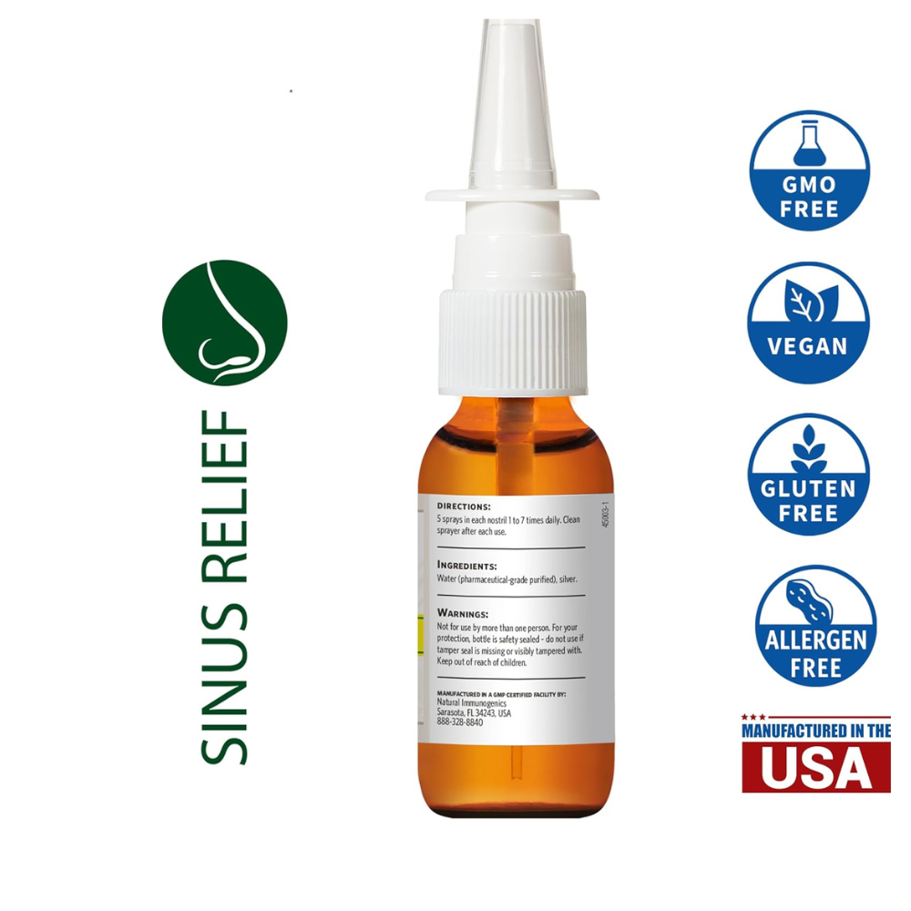 BIO-ACTIVE SILVER HYDROSOL Natural Nasal Spray