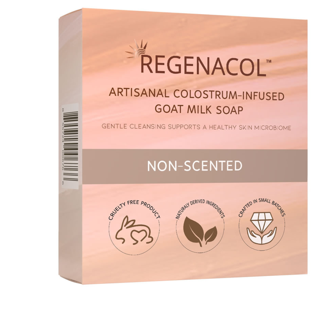 Regenacol Artisanal Colostrum-Infused Goat Milk Soap - Non-Scented