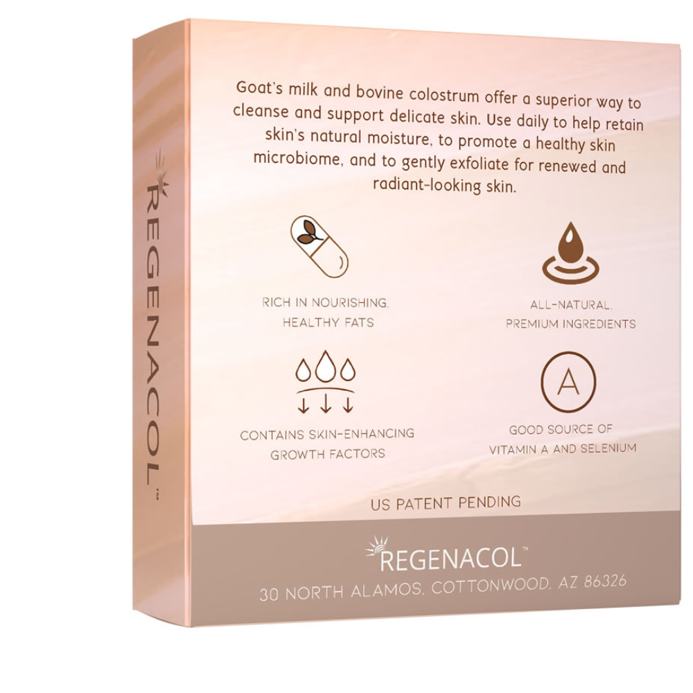 Regenacol Artisanal Colostrum-Infused Goat Milk Soap - Non-Scented