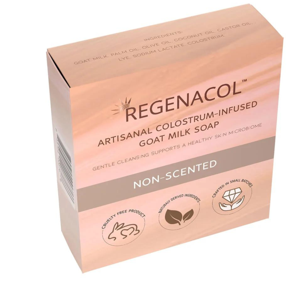 Regenacol Artisanal Colostrum-Infused Goat Milk Soap - Non-Scented