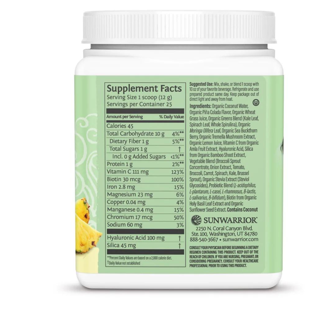 Beauty Greens Collagen Booster - Pina Colada