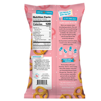 Thumbnail for Pretzels de queso cheddar blanco sin cereales FitJoy