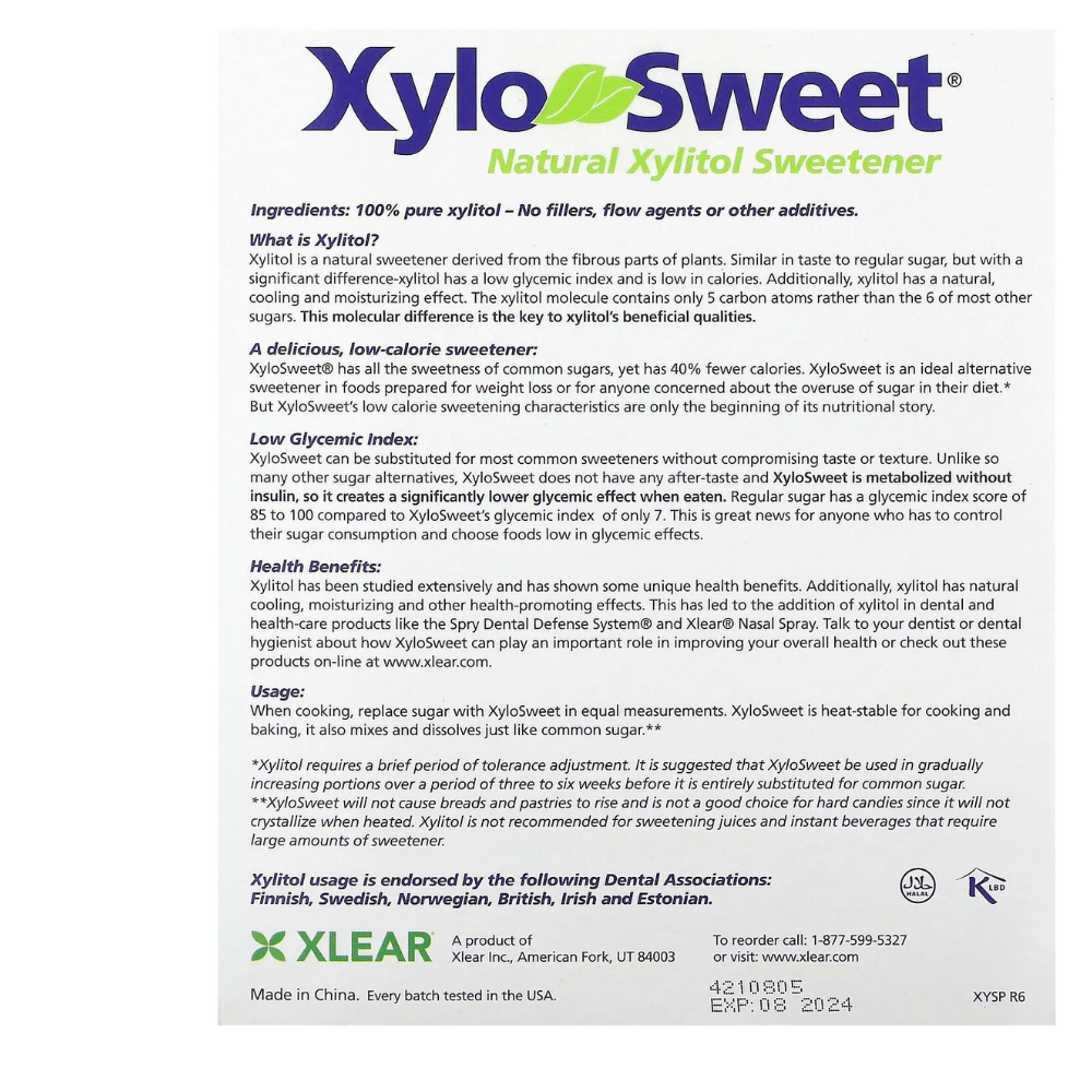 Xylitol Sweetener, 4 Gram Packets