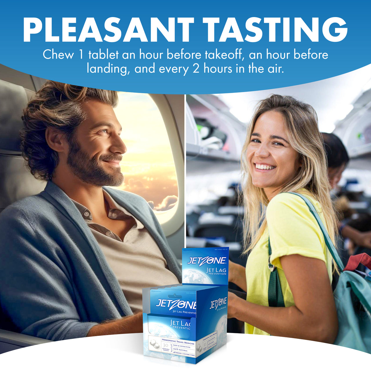 Prevención del jet lag con JetZone