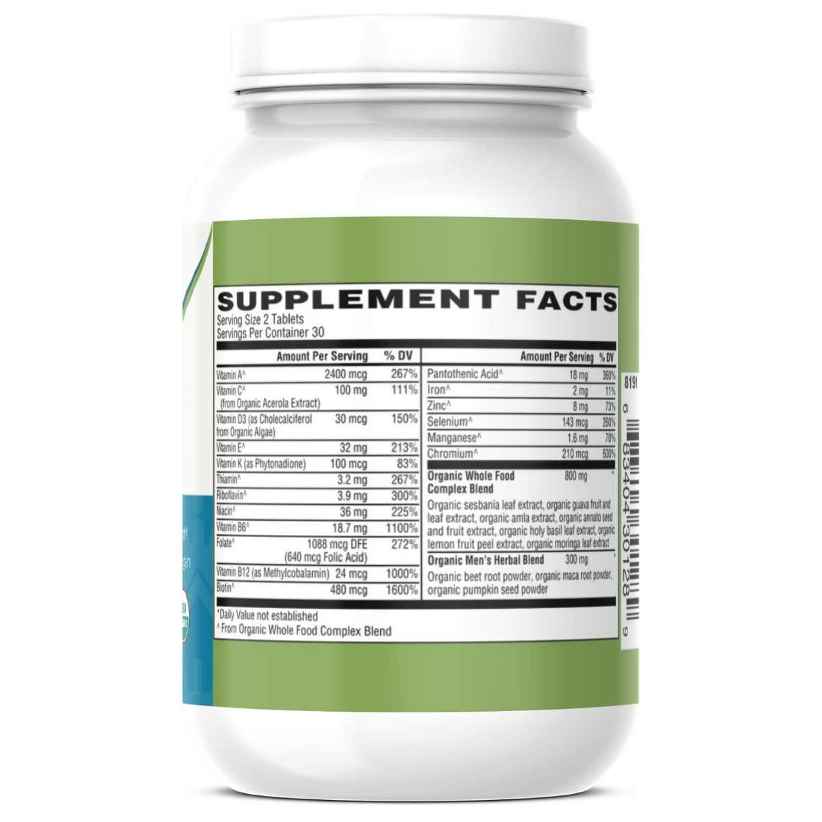 Mens Organic Multi 40+