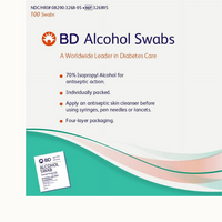 Thumbnail for Becton Dickinson Alcohol Swab Pads 100 Count