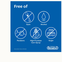 Thumbnail for Children’s BENADRYL Dye-Free Allergy Liquid Diphenhydramine Antihistamine Allergy Medicine