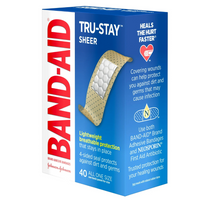 Thumbnail for BAND-AID Brand TRU-STAY Sheer Adhesive Bandages