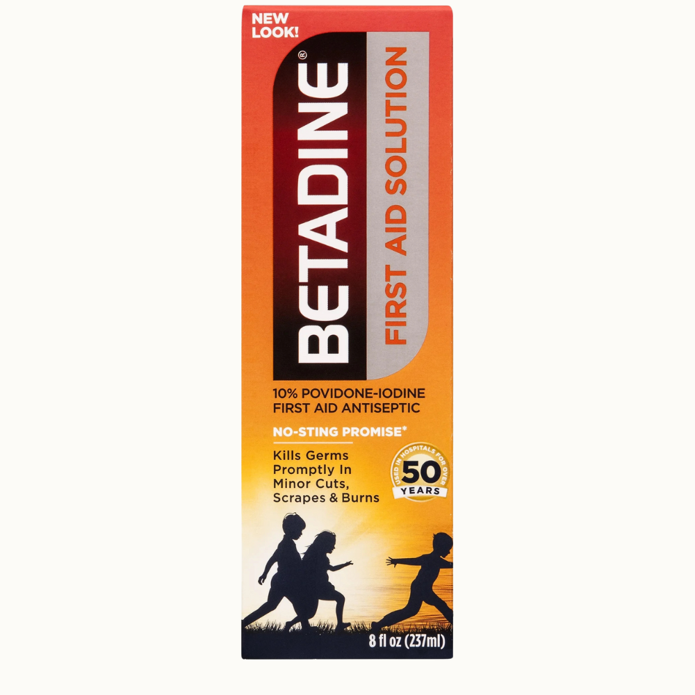Betadine Antiseptic First Aid Solution Povidone-Iodine 10%