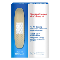 Thumbnail for BAND-AID Brand TRU-STAY Sheer Adhesive Bandages