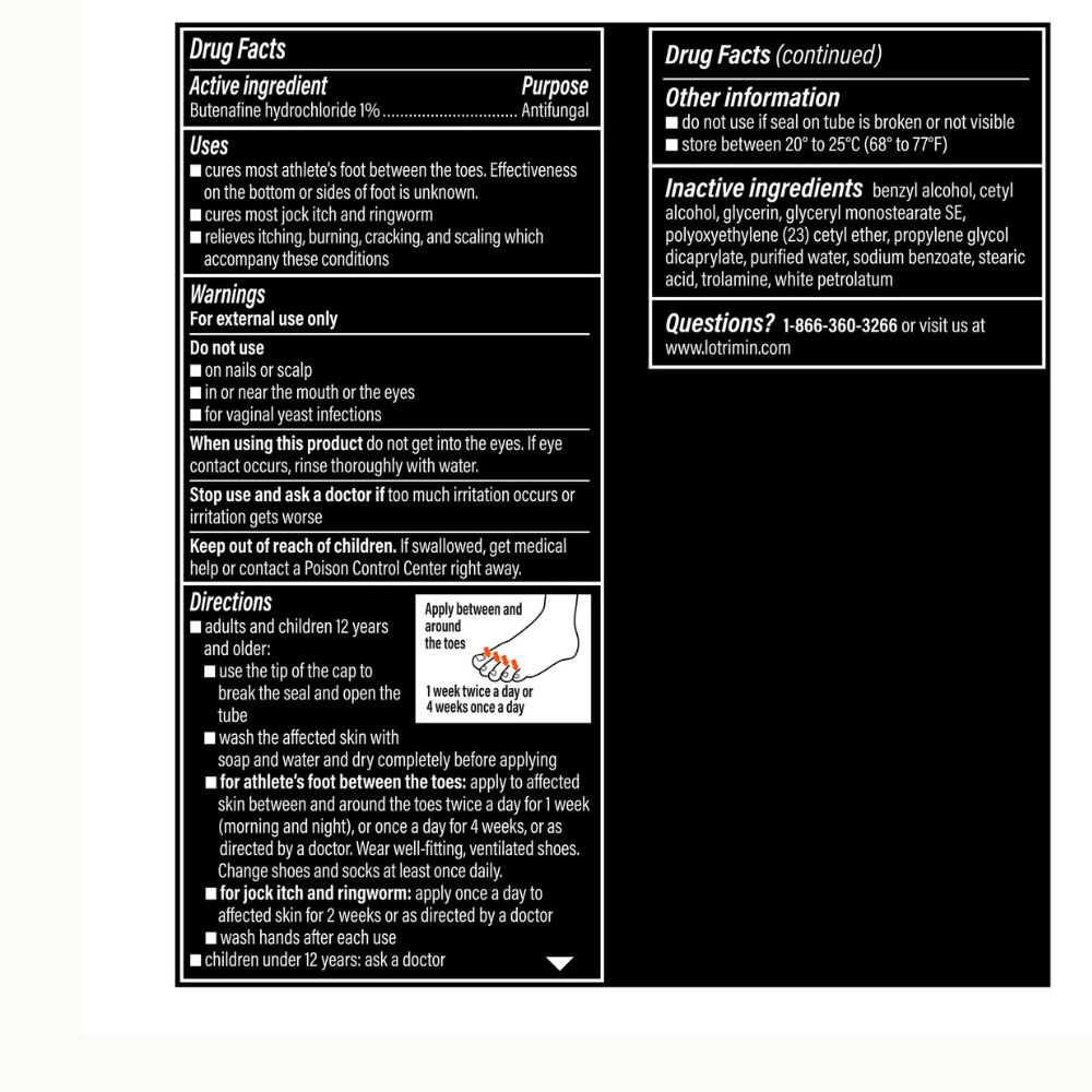Lotrimin Ultra Athlete’s Foot Cream