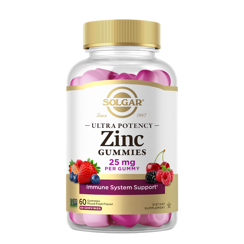 Ultra Potency Zinc Mixed Fruit Gummies