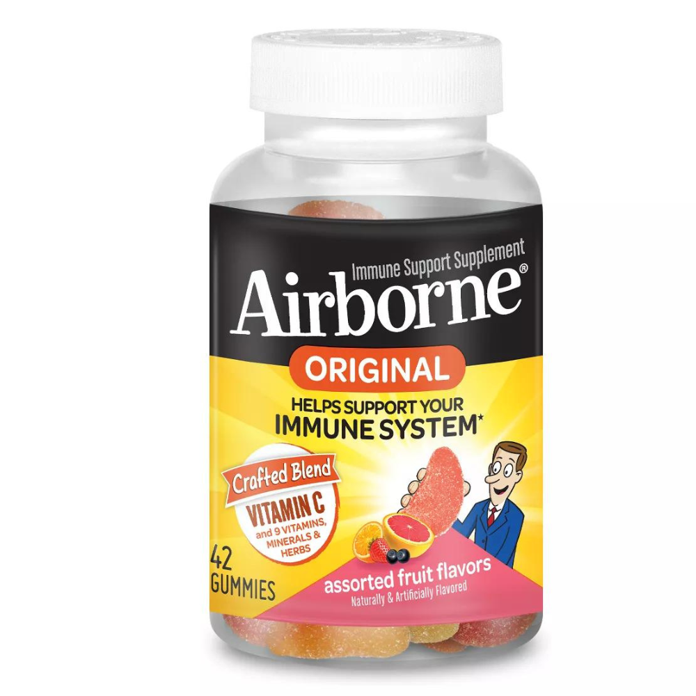Airborne Original Immune Support Gummies - Assorted Fruit Flavors