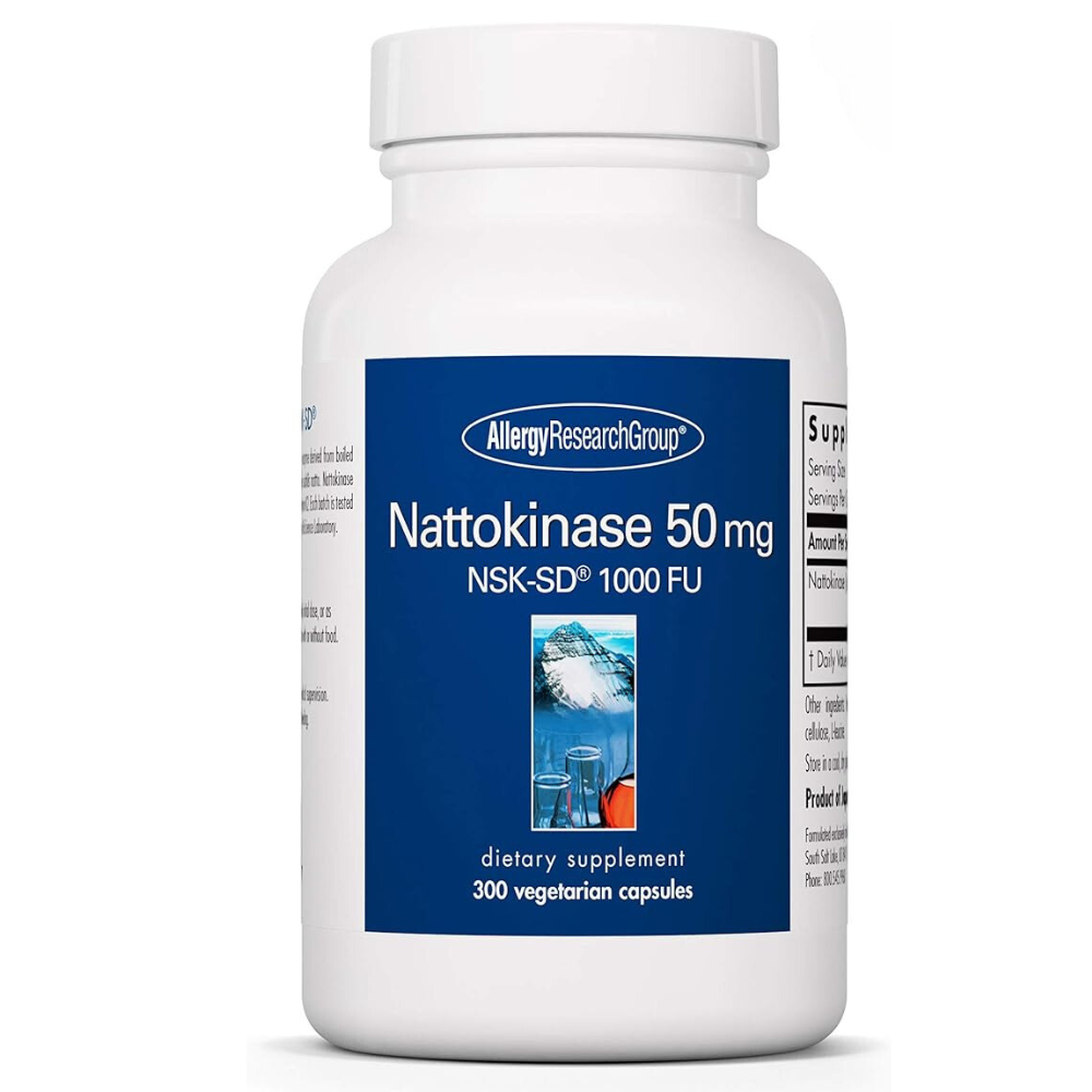 Nattokinase 50 mg NSK-SD 1000 Fibrinolytic Units
