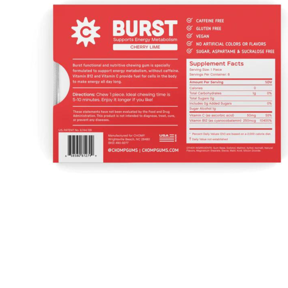 Burst Energy Gum