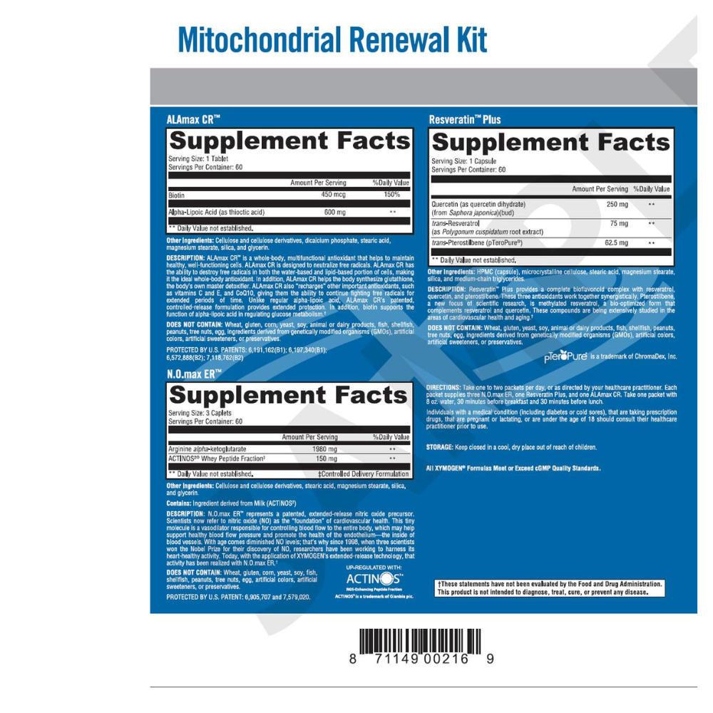 Mitochondrial Renewal Kit