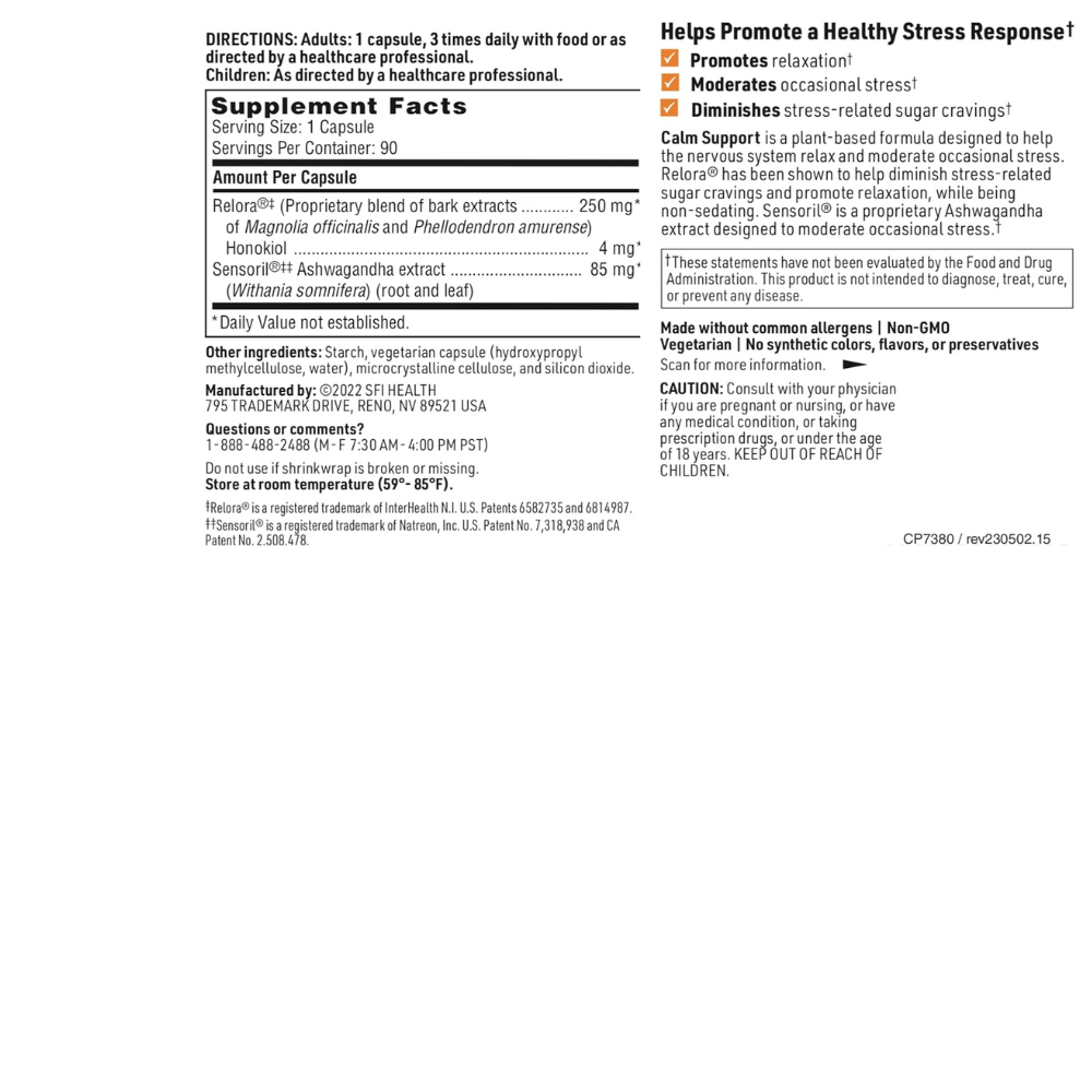 Calm Support (Cortisol Management)