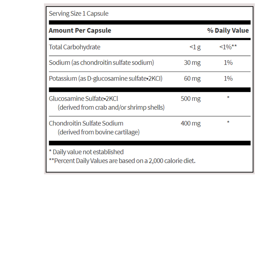 Glucosamine/Chondroitin