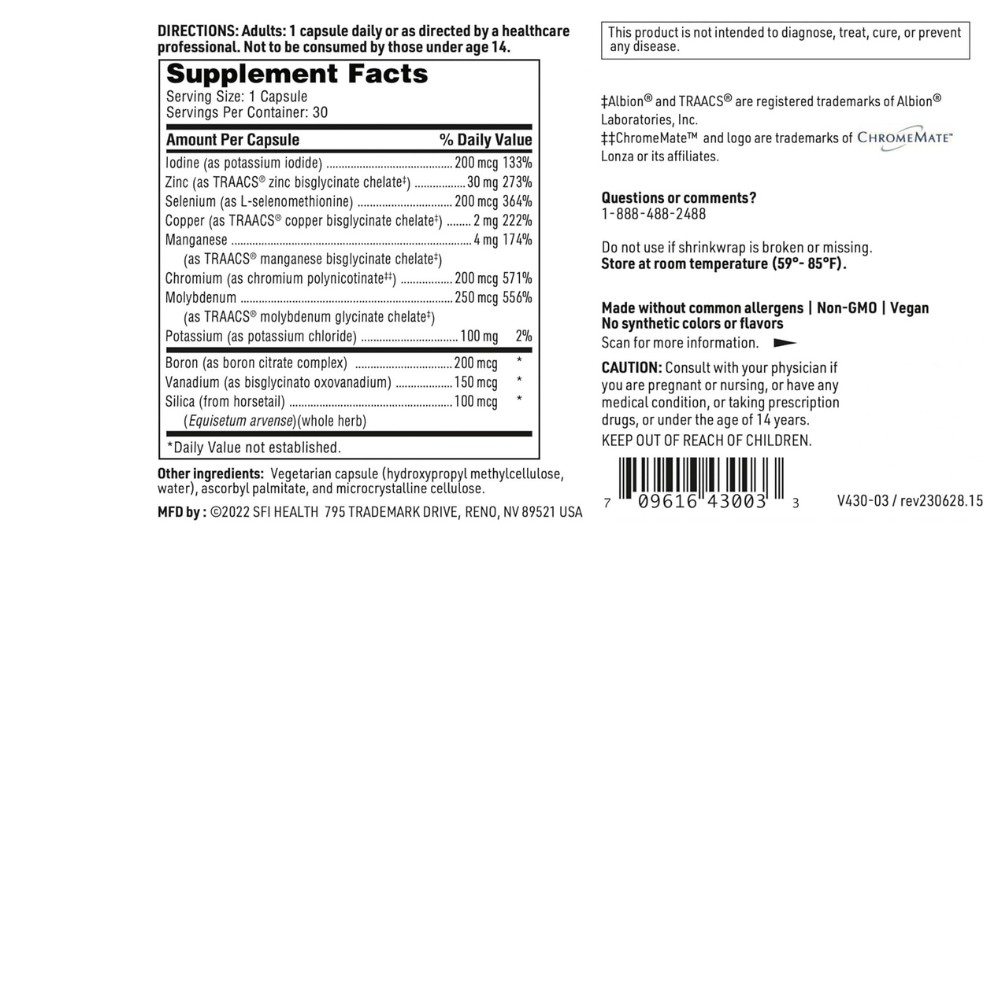 LDA Trace Mineral Complex