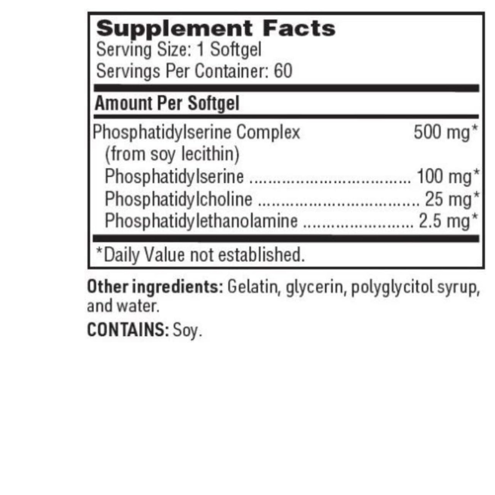 Klaire Labs - SFI Health SeraBella Plus (Phosphatidyl Serine), 60