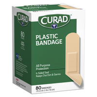 Thumbnail for Plastic Strip Bandages, .75″ x 3″, 80 count