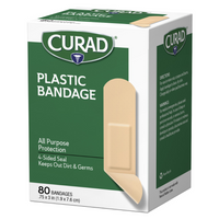 Thumbnail for Plastic Strip Bandages, .75″ x 3″, 80 count
