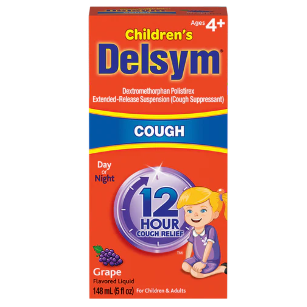 Delsym 12 Hour Grape Flavored Children’s Cough Liquid