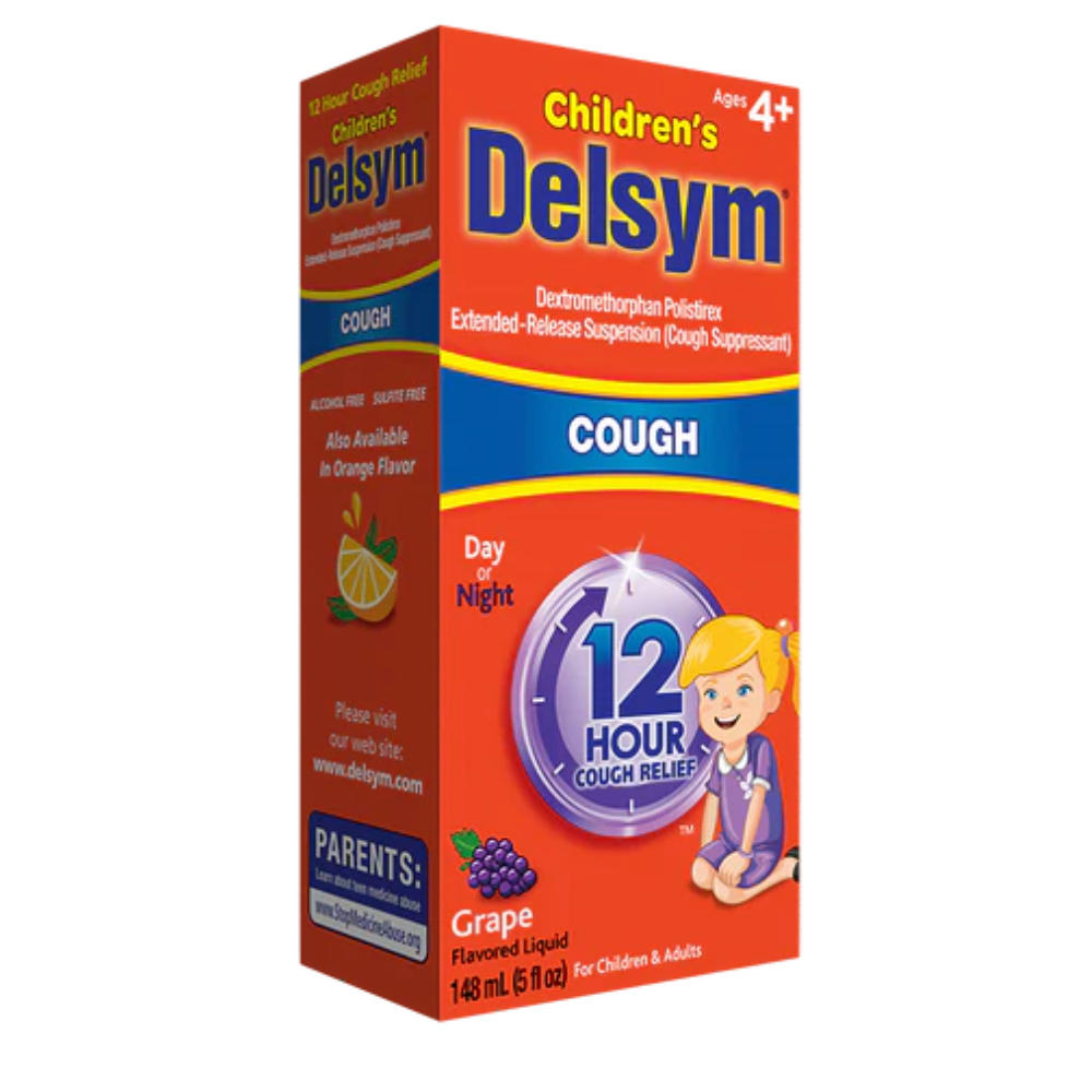 Delsym 12 Hour Grape Flavored Children’s Cough Liquid