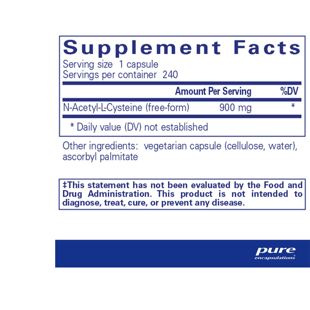 NAC (n-acetyl-l-cysteine) 900 mg