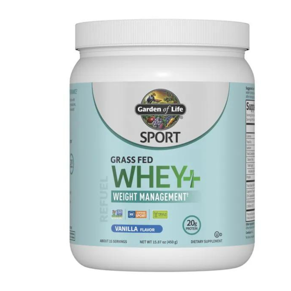 Sport Grass Fed Whey+ Weight Management Protein Powder - Vanilla