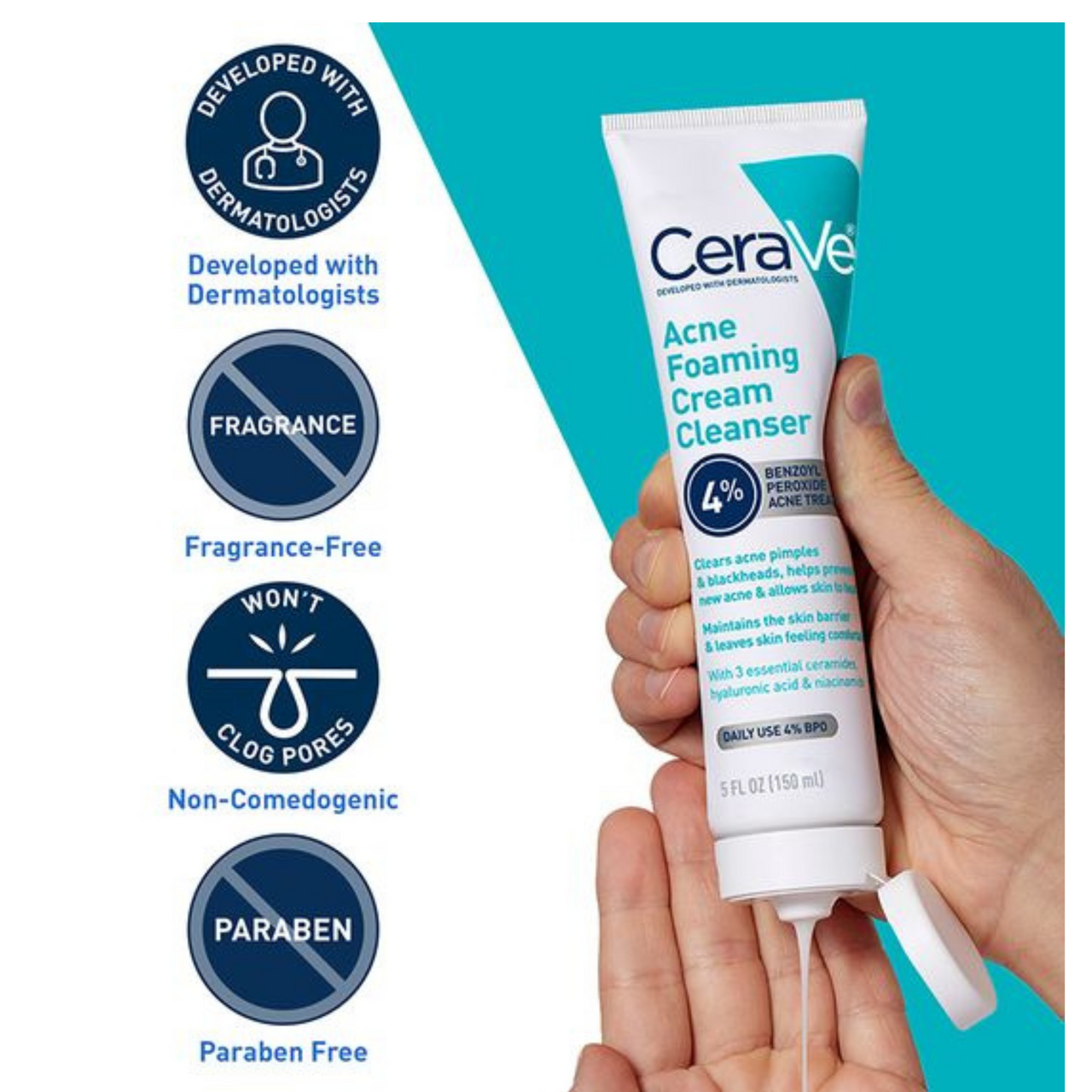 Acne Foaming Cream Cleanser