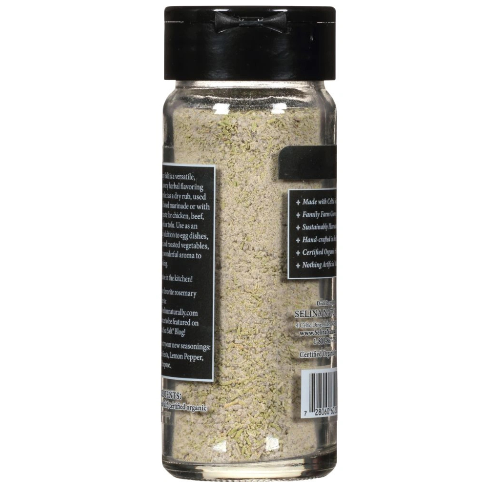 Organic Rosemary Seasoned Celtic Sea Salt Blend