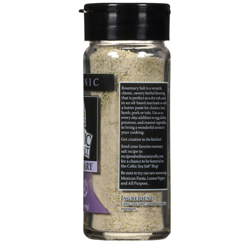 Organic Rosemary Seasoned Celtic Sea Salt Blend