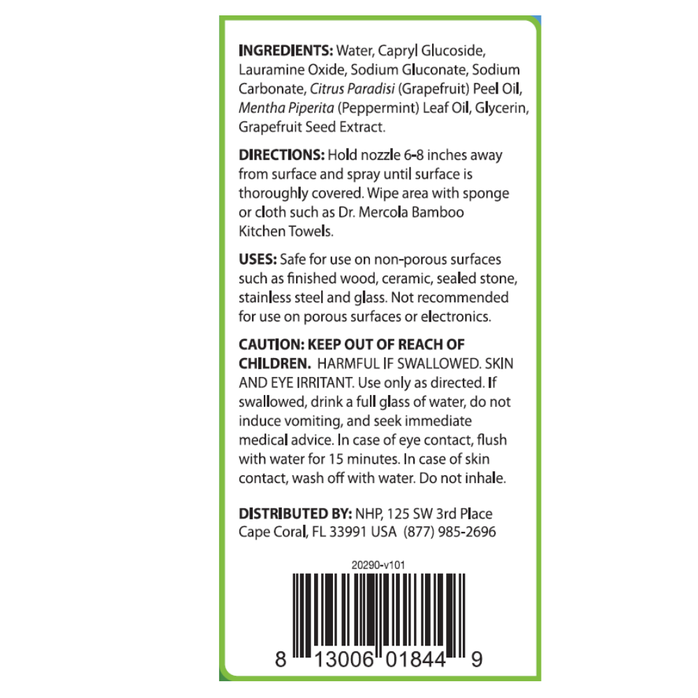 Greener Cleaner Multi-Surface Household Spray - Fresh Citrus