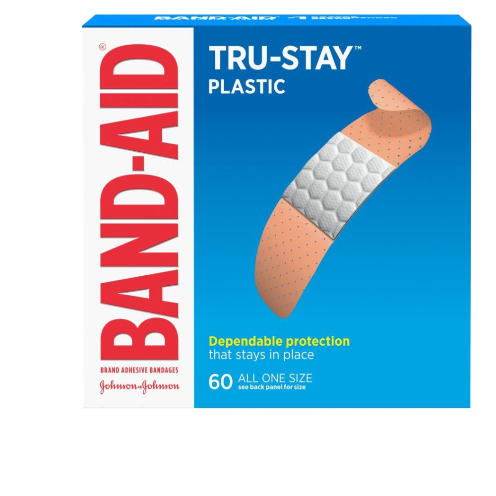 BAND-AID BRAND TRU-STAY PLASTIC BANDAGES