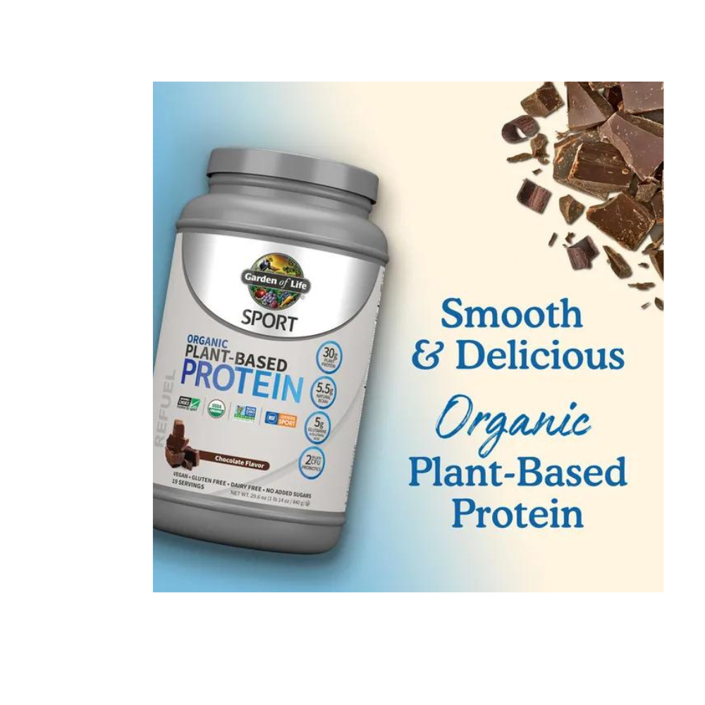 SPORT Organic Plant-Based Protein Chocolate 29.6oz