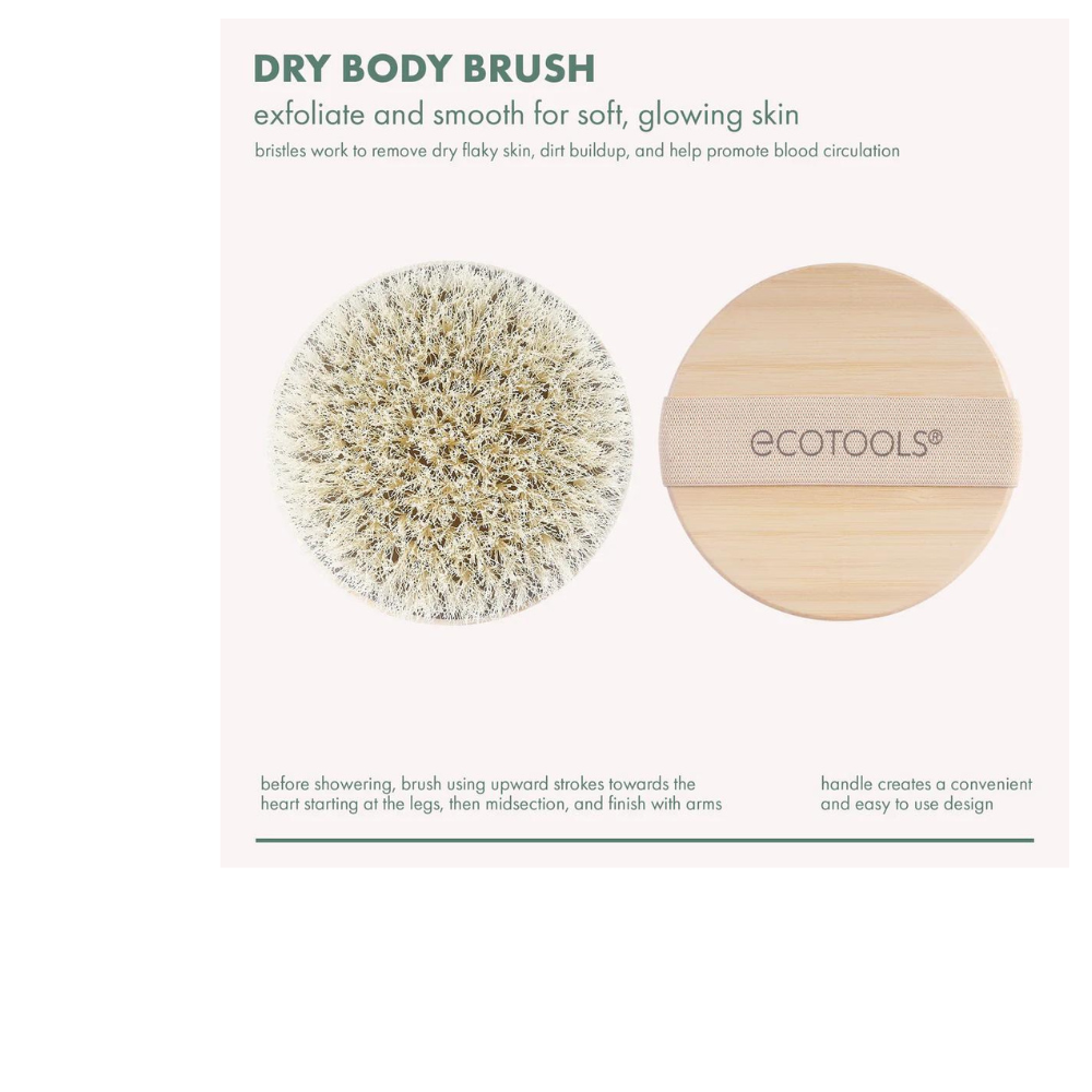 Dry Body Brush, Grey