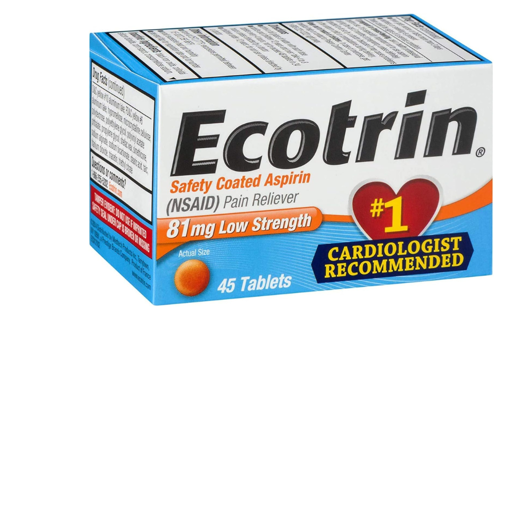 Ecotrin 81mg Low Strength Aspirin