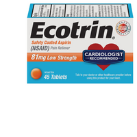 Thumbnail for Ecotrin 81mg Low Strength Aspirin