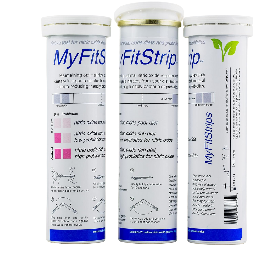 MY FIT-STRIP Saliva Test for Nitric Oxide Foods & Microbiome