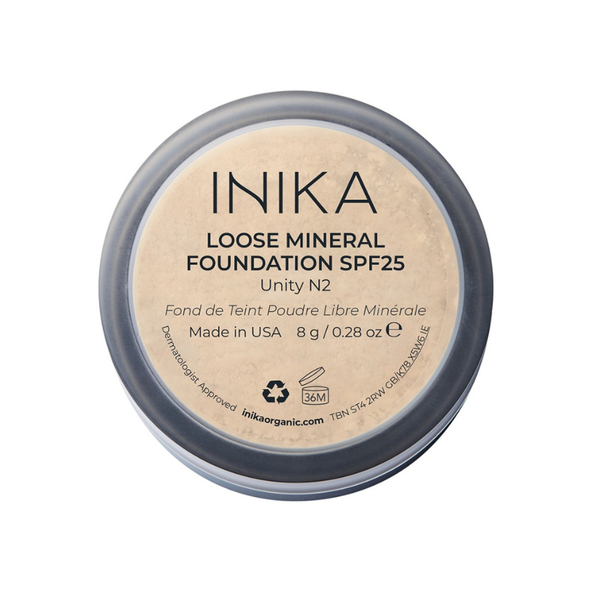 INIKA Loose Mineral Foundation SPF25 - Unity 8g