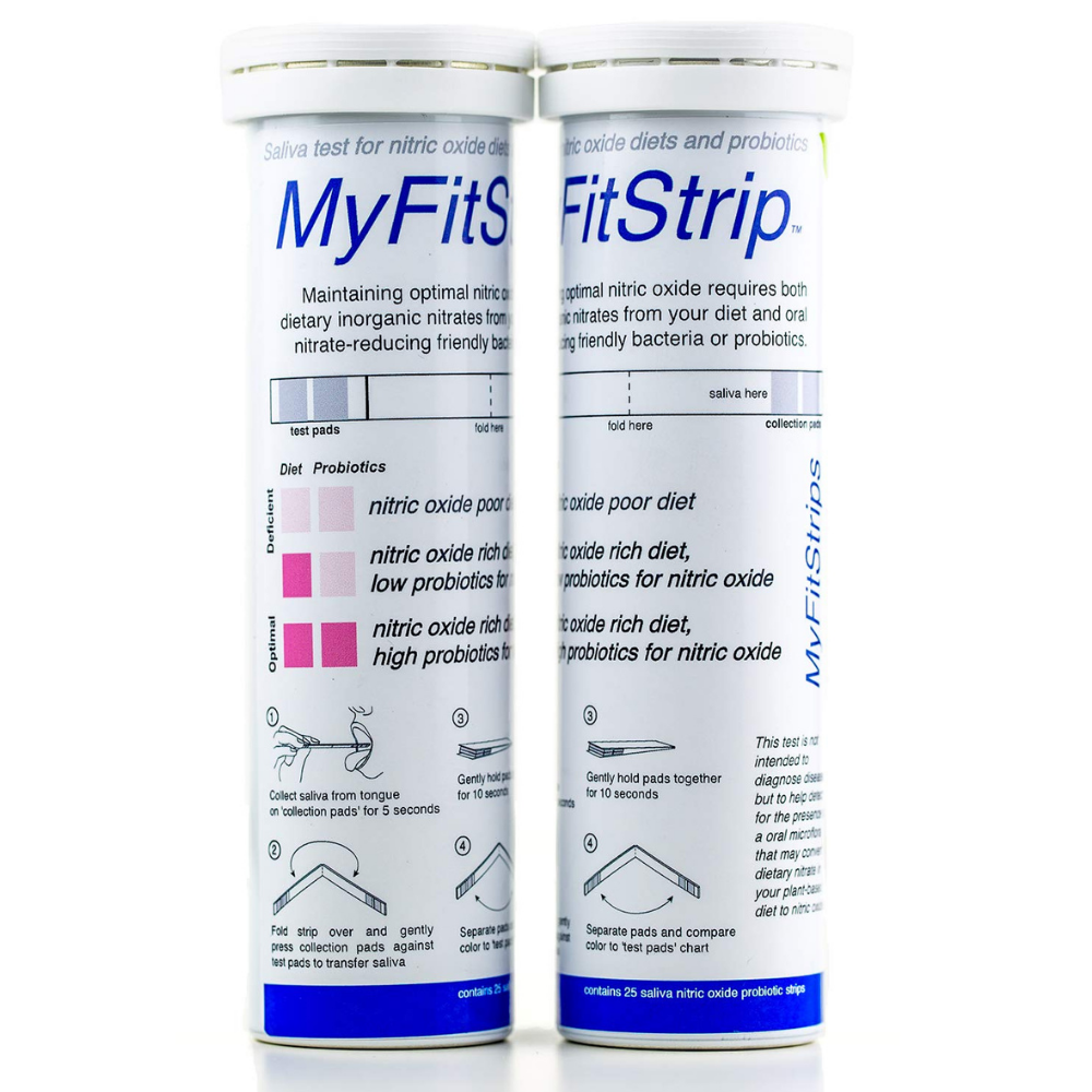 MY FIT-STRIP Saliva Test for Nitric Oxide Foods & Microbiome