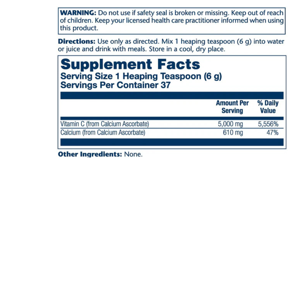 Vitamin C Crystalline, Buffered