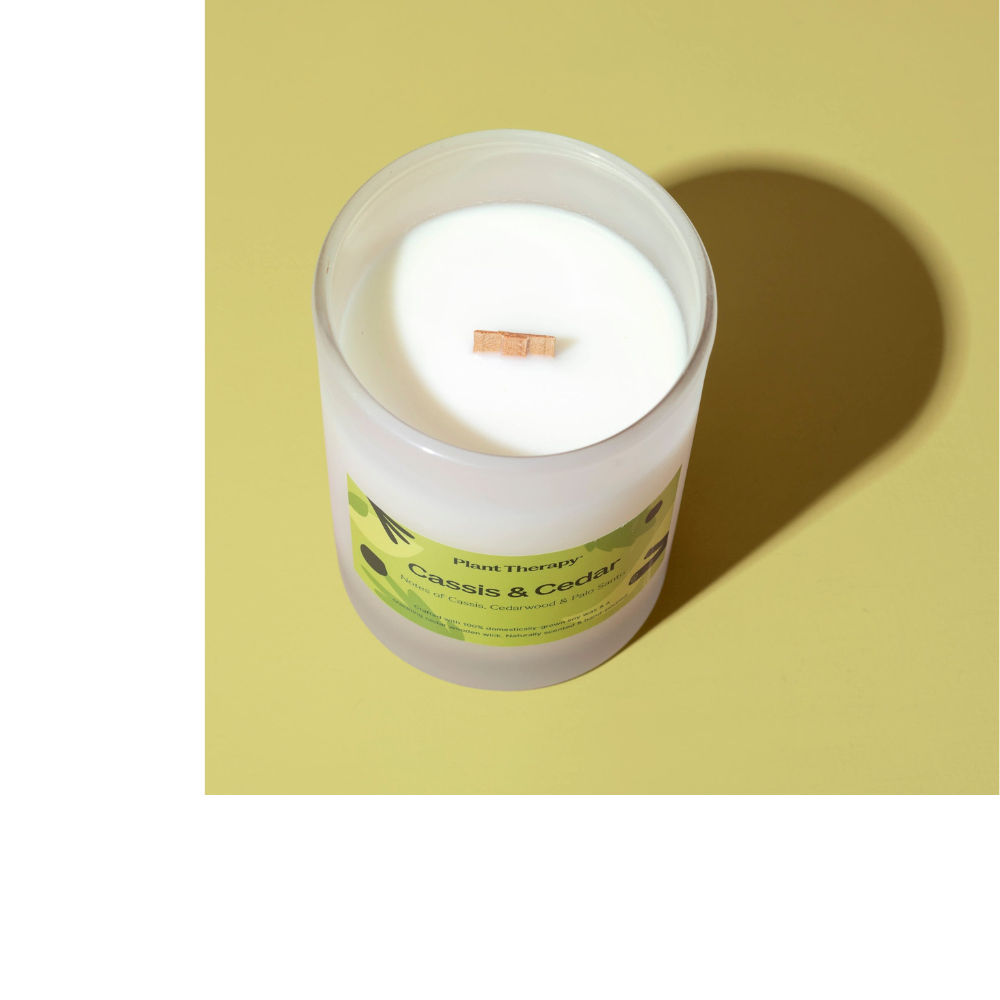 CASSIS & CEDAR NATURALLY SCENTED CANDLE