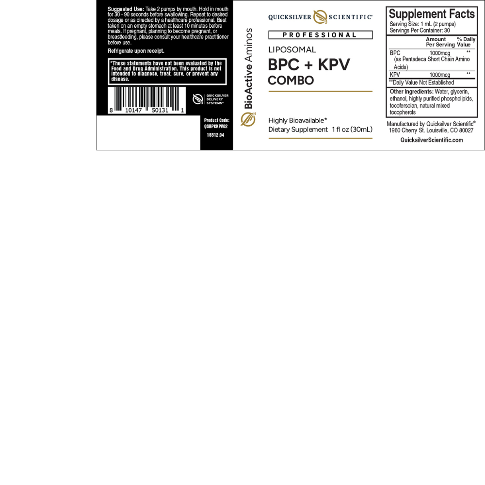 LIPOSOMAL BPC + KPV COMBO